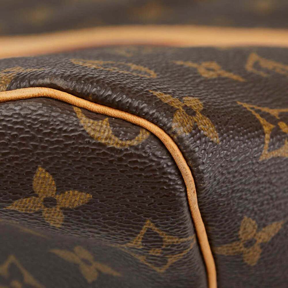 LOUIS VUITTON Brown Monogram Leather Keepall 60 Boston Bag - Picture 4 of 13